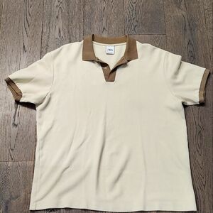 Zara Polo - Men's XL Beige
